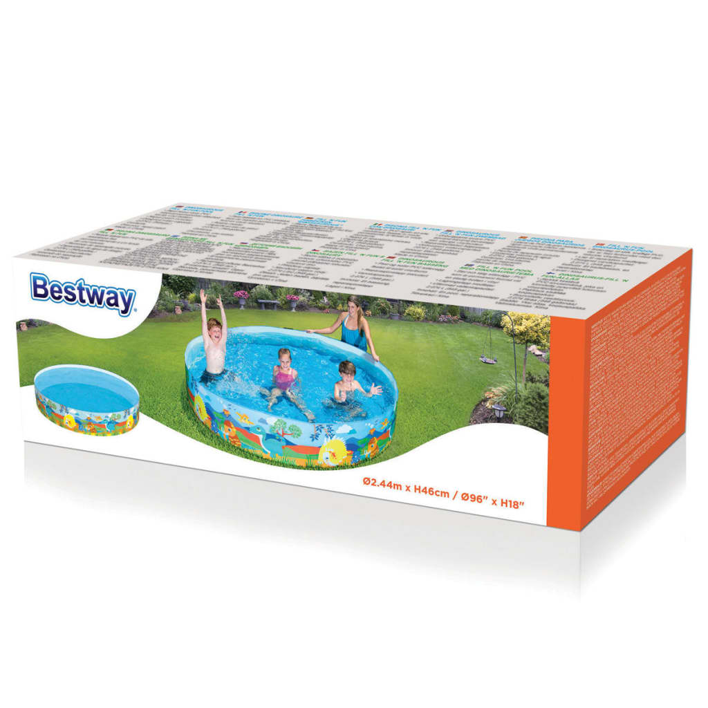 Bestway Swimming Pool Dinosaur Fill'N Fun - Fun and Durable Pool for Kids