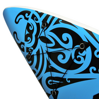 Inflatable Stand Up Paddleboard Set 320x76x15 cm Blue