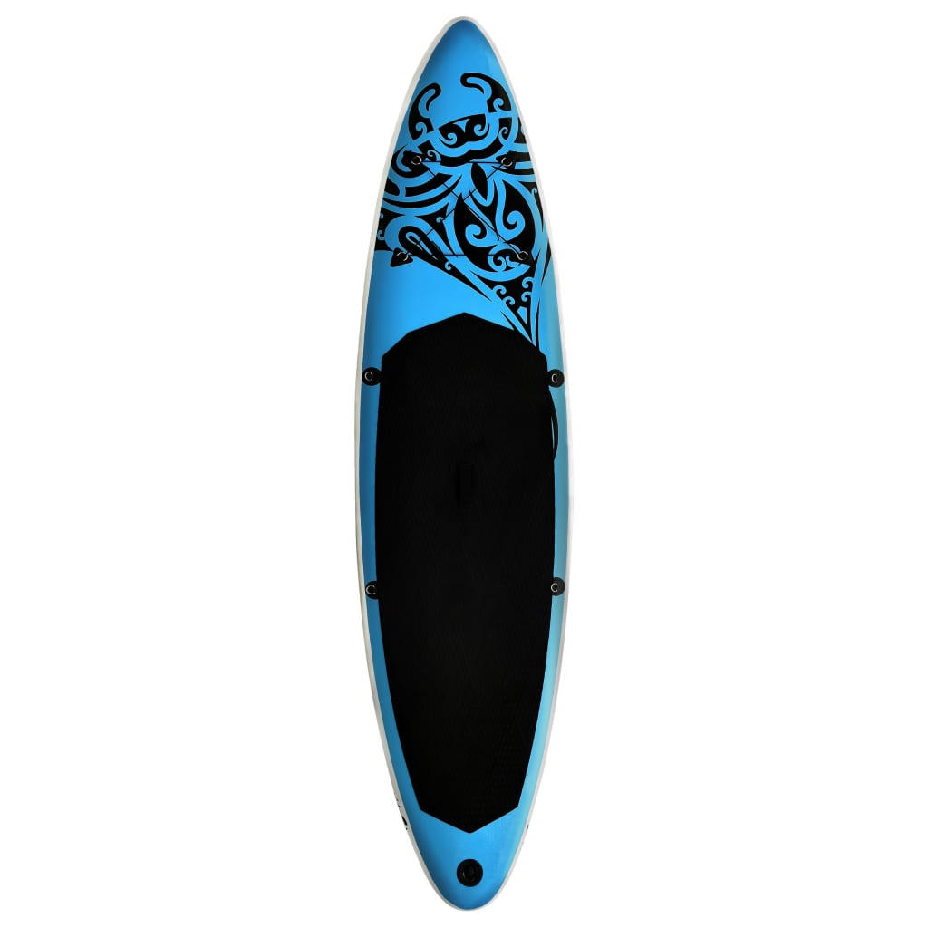 Inflatable Stand Up Paddleboard Set 366x76x15 cm Blue