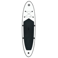 Inflatable Stand Up Paddle Board Set Black and White