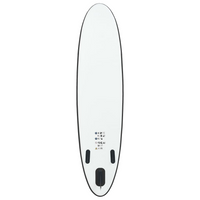 Inflatable Stand Up Paddle Board Set Black and White