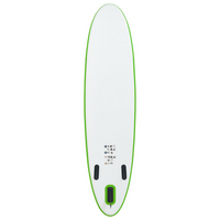 Inflatable Stand Up Paddle Board Set Green and White