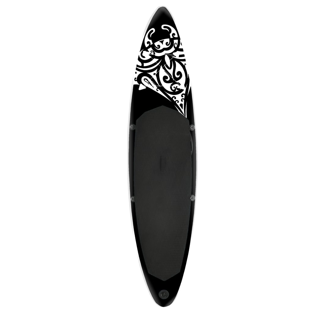 Inflatable Stand Up Paddleboard Set - Black | 366x76x15 cm