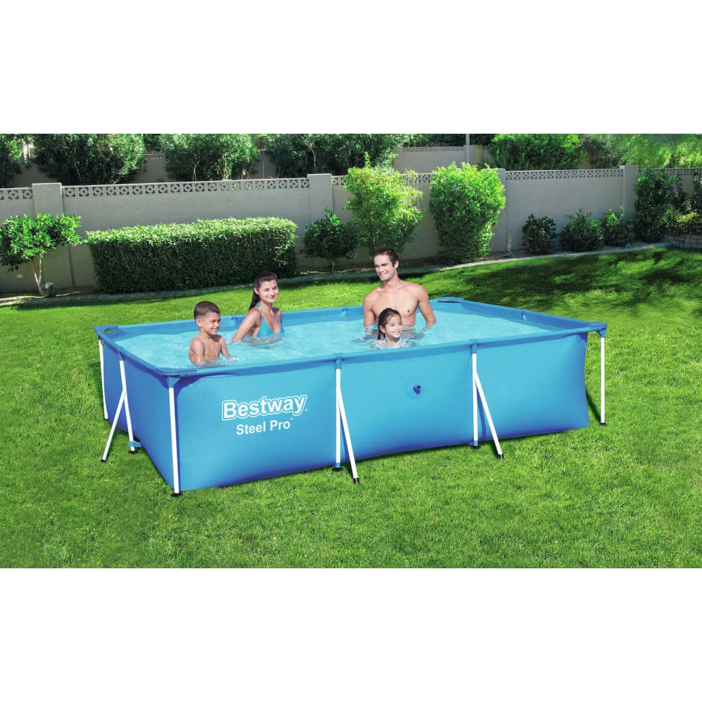 Bestway Steel Pro Swimming Pool 300x201x66 cm - Durable, Easy to Set Up, and Fun for the Whole Family