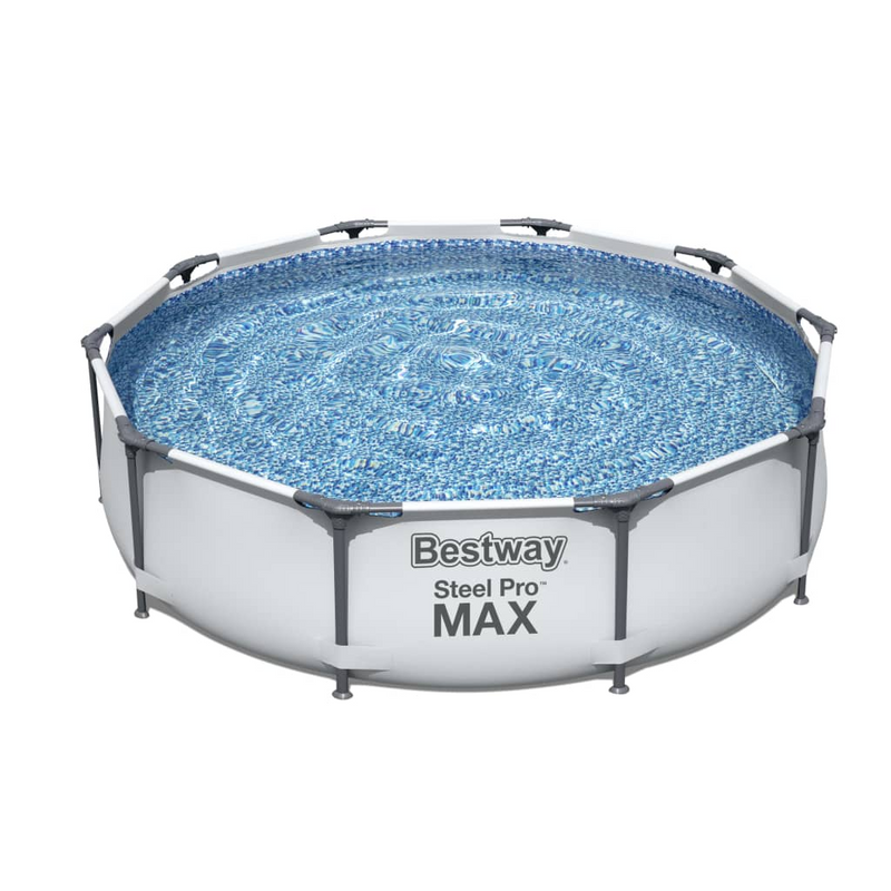 Bestway Steel Pro MAX Swimming Pool Set 305x76 cm - Durable and Easy-to-Set-Up Above Ground Pool