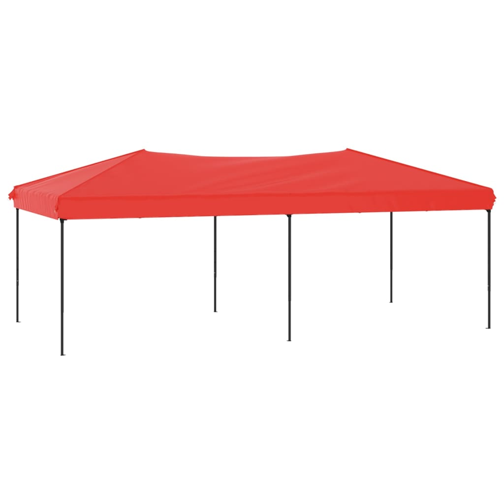 Folding Party Tent Red 3x6 m - Perfect Outdoor Shelter for Family Gatherings and Events