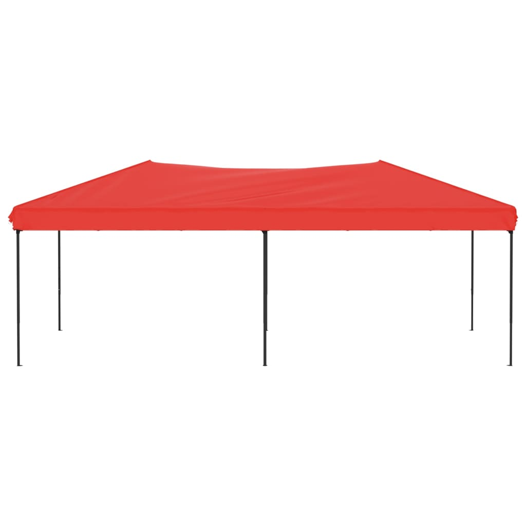 Folding Party Tent Red 3x6 m - Perfect Outdoor Shelter for Family Gatherings and Events