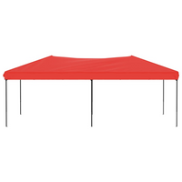 Folding Party Tent Red 3x6 m - Perfect Outdoor Shelter for Family Gatherings and Events