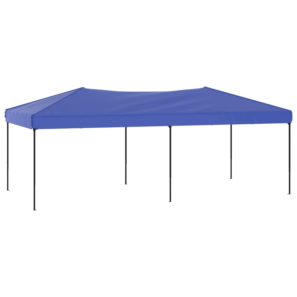 Folding Party Tent Blue 3x6 m - Outdoor Event Pavilion