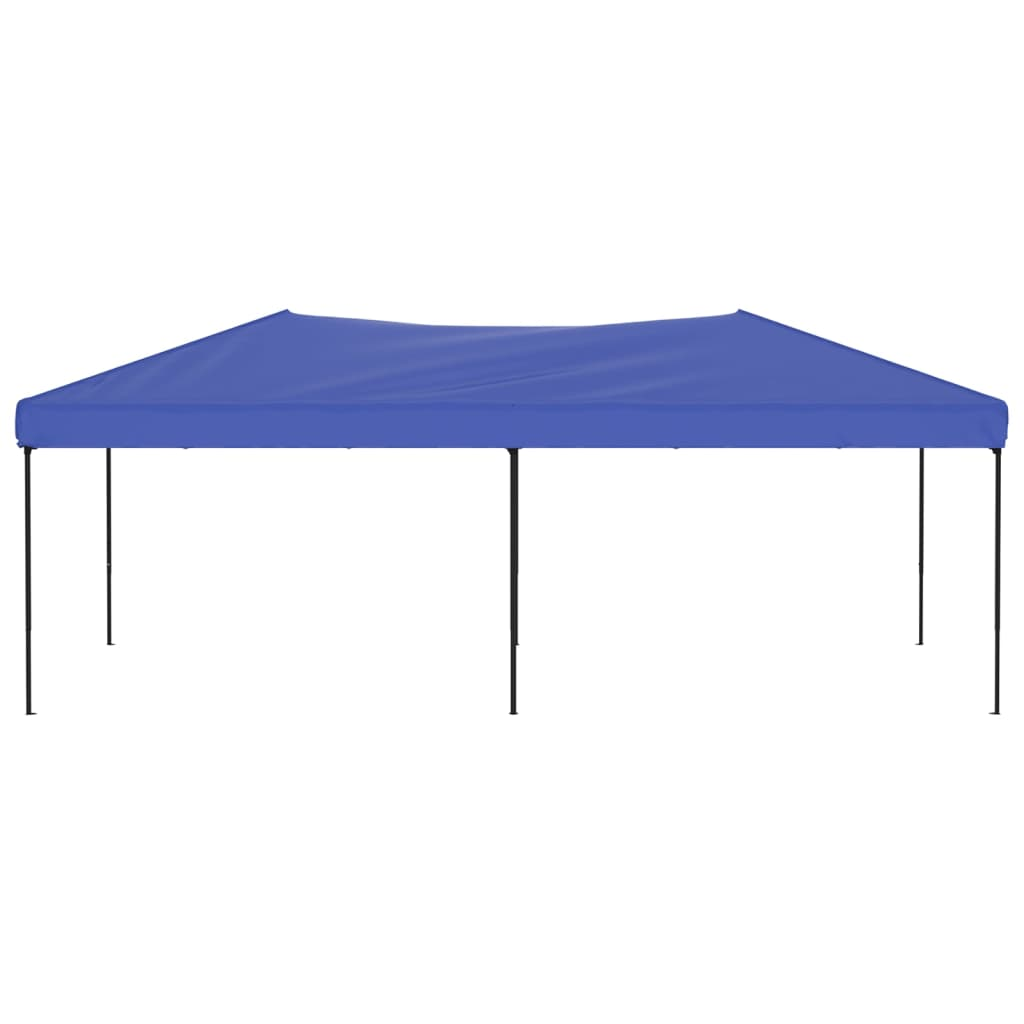 Folding Party Tent Blue 3x6 m - Outdoor Event Pavilion