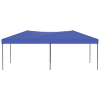 Folding Party Tent Blue 3x6 m - Outdoor Event Pavilion