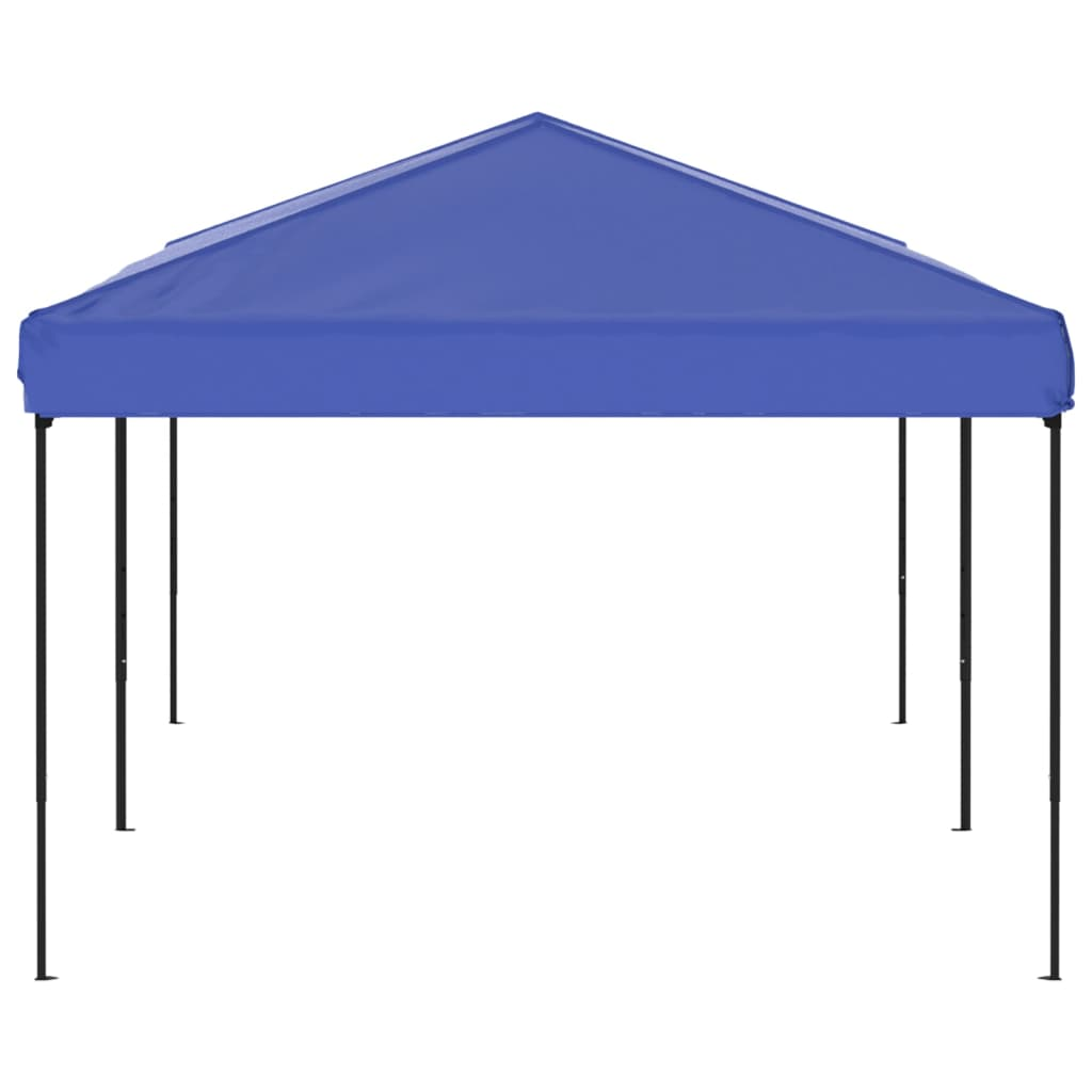 Folding Party Tent Blue 3x6 m - Outdoor Event Pavilion