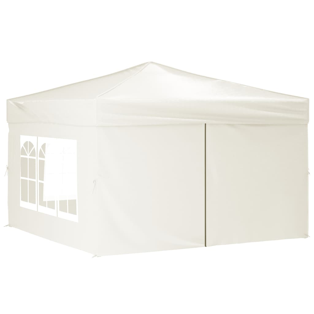 Folding Party Tent with Sidewalls Cream 3x3 m - Perfect for Outdoor Events