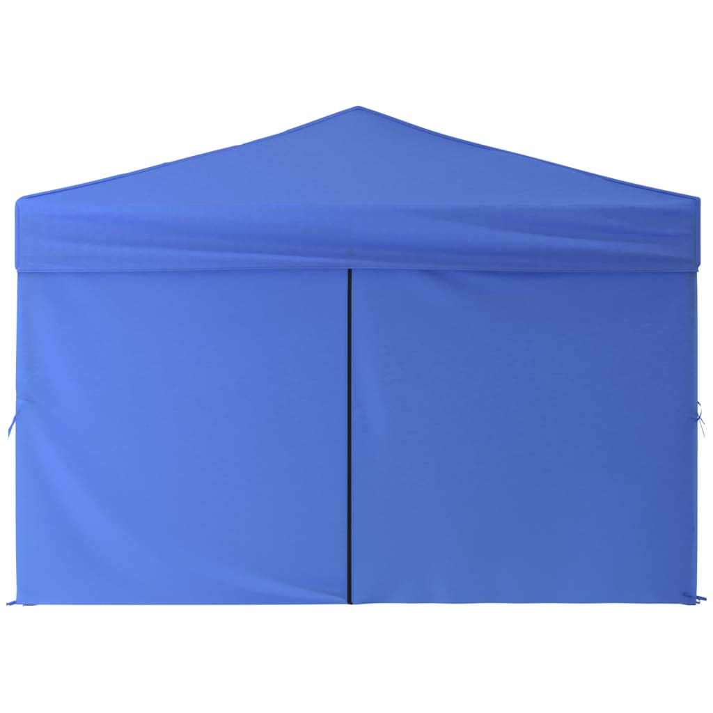 Folding Party Tent with Sidewalls Blue 3x3 m - Perfect for Outdoor Events