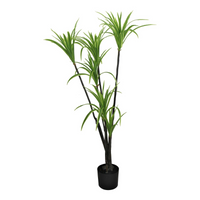 Artificial Dracaena Marginata Tree, 120cm - Realistic Indoor Plant with Detailed Leaves