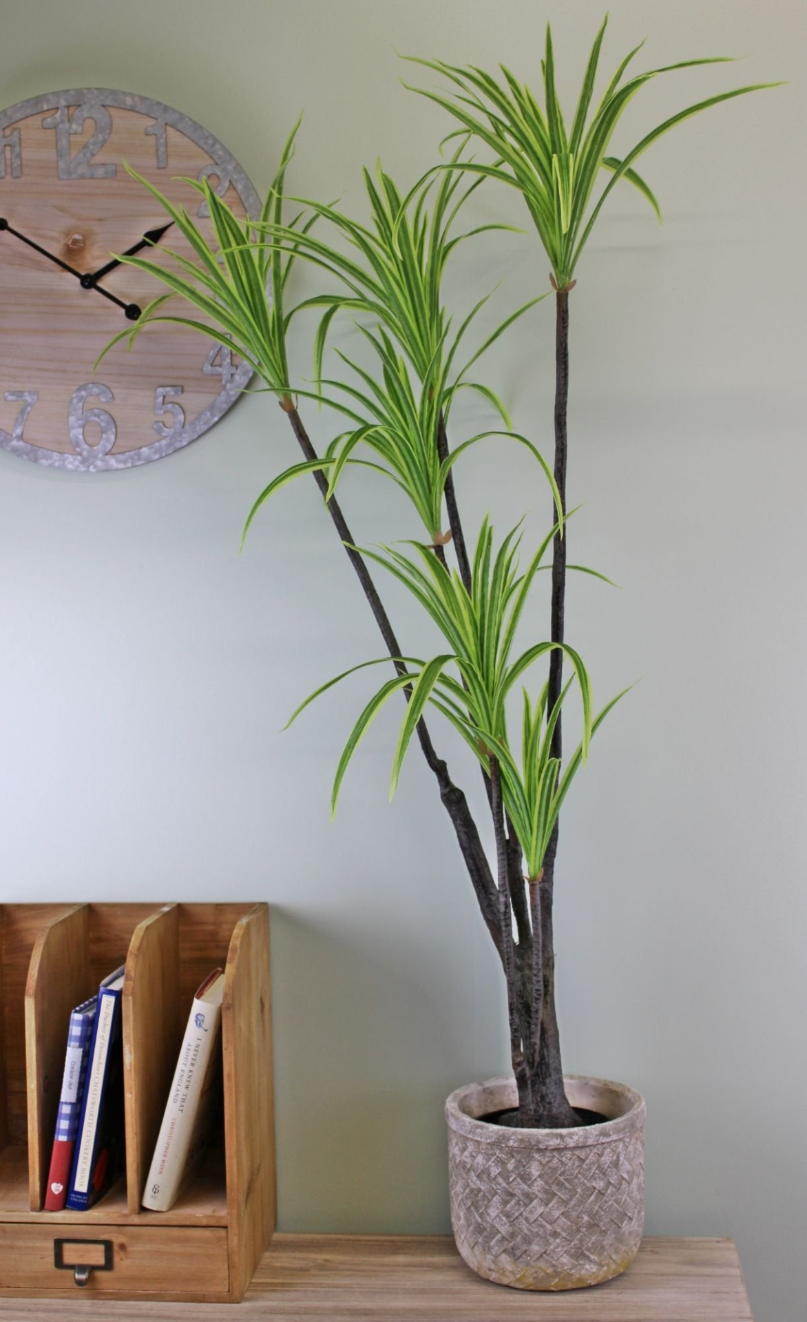 Artificial Dracaena Marginata Tree, 120cm - Realistic Indoor Plant with Detailed Leaves