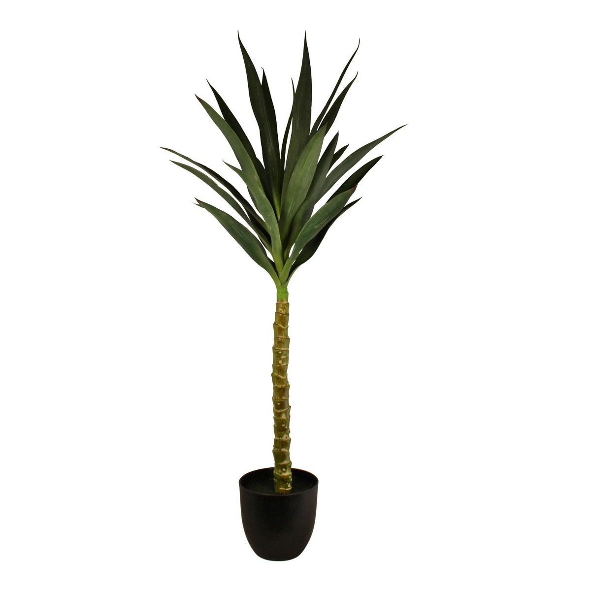 Artificial Single Trunk Yucca Tree, 100cm - Realistic Indoor Decor