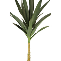 Artificial Single Trunk Yucca Tree, 130cm - Realistic Indoor Plant with High Detail