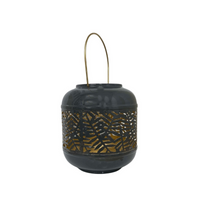 Large Lantern Of Synergy Leaf Design - Elegant Metal Lantern for Beautiful Ambiance