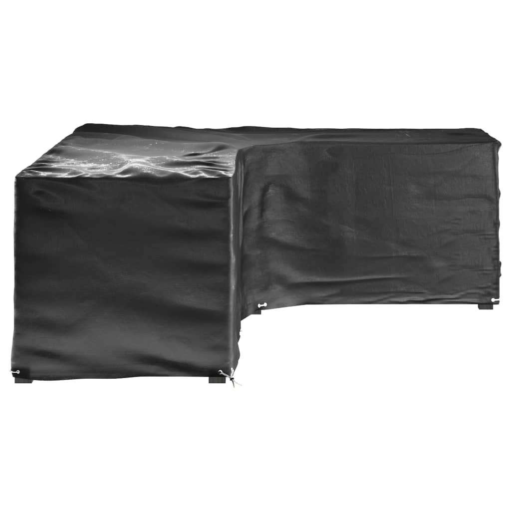 vidaXL L-Shaped Garden Furniture Covers - 2pcs, Water-Resistant & UV-Resistant