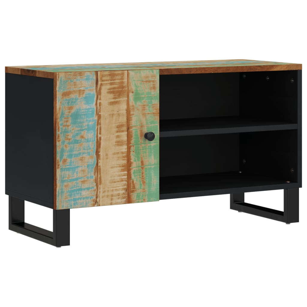 TV Cabinet 80x33x46 cm - Solid Wood Reclaimed & Engineered Wood