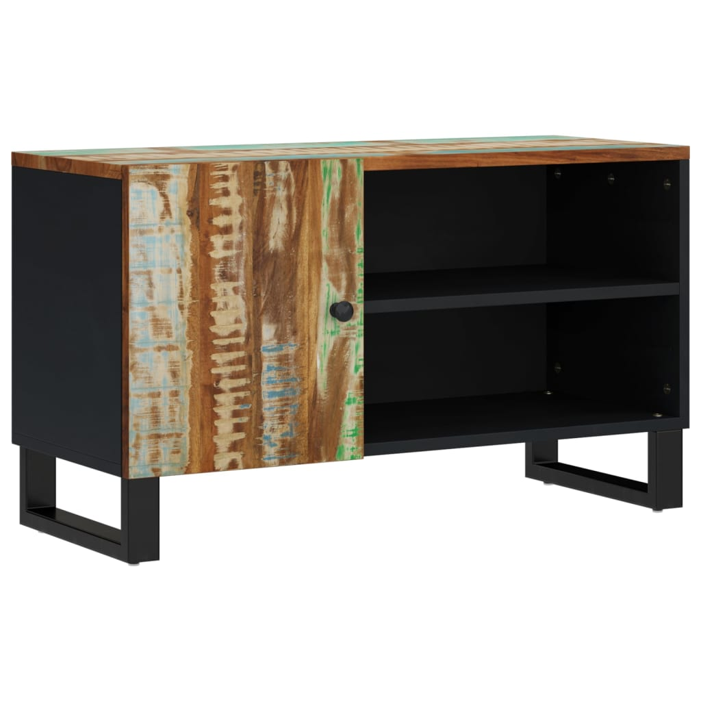 TV Cabinet 80x33x46 cm - Solid Wood Reclaimed & Engineered Wood