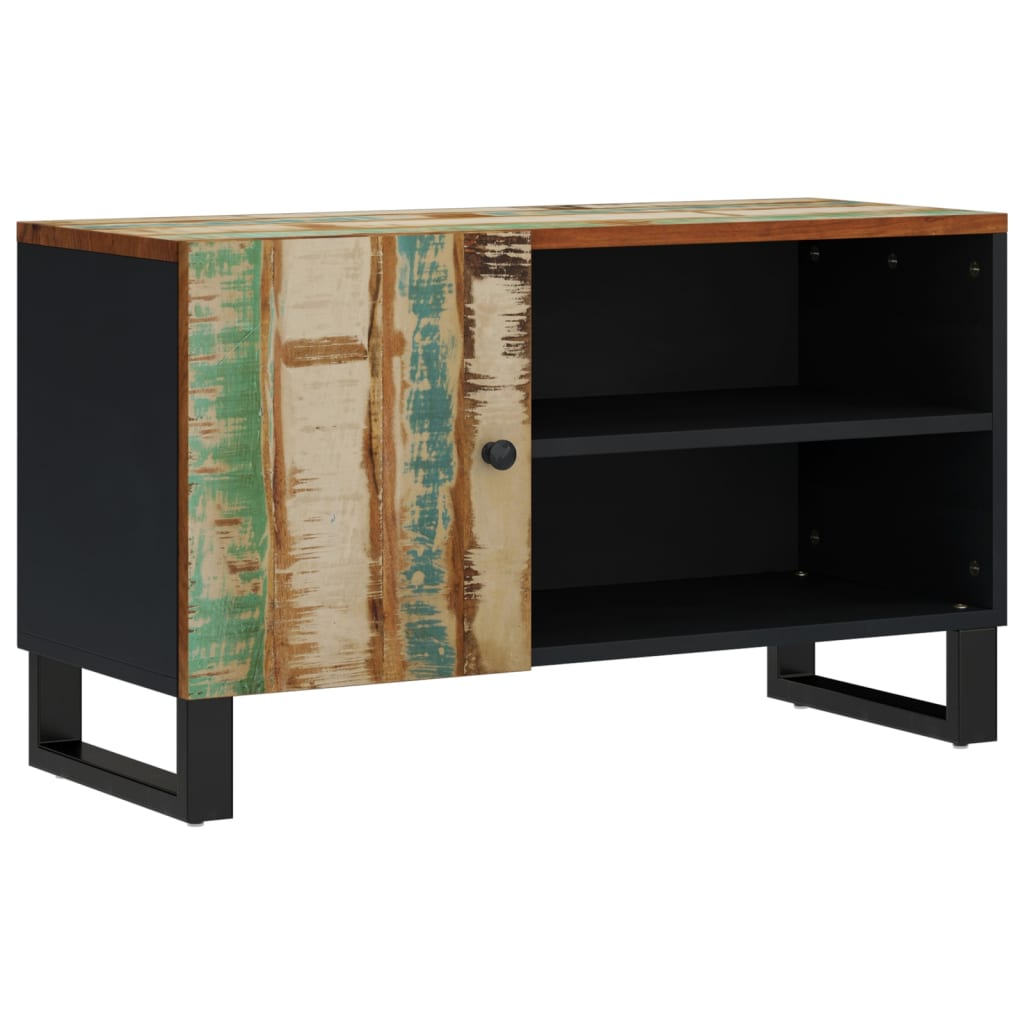 TV Cabinet 80x33x46 cm - Solid Wood Reclaimed & Engineered Wood