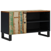 TV Cabinet 80x33x46 cm - Solid Wood Reclaimed & Engineered Wood