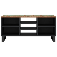 TV Cabinet 100x33x46 cm Solid Wood Reclaimed & Engineered Wood - Trendy and Practical Design