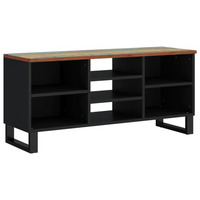 TV Cabinet 100x33x46 cm Solid Wood Reclaimed & Engineered Wood - Trendy and Practical Design