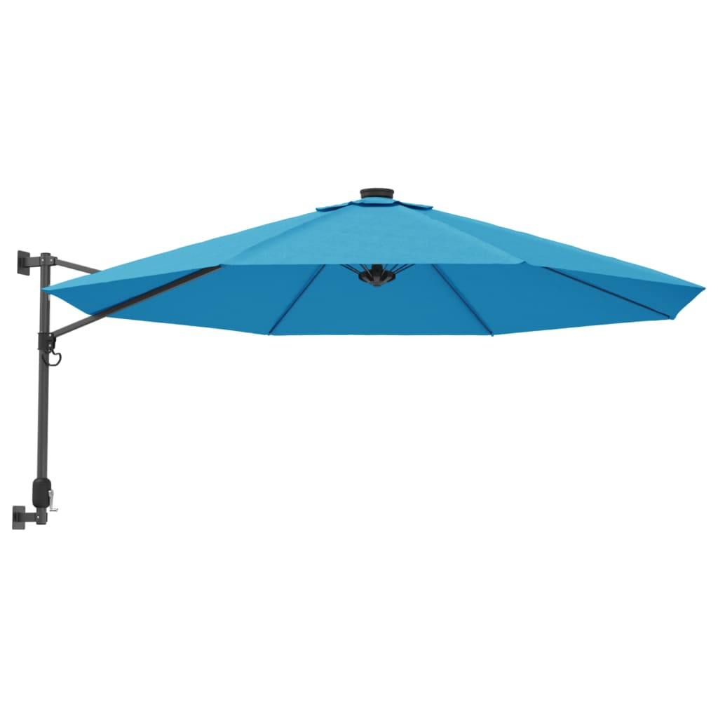 Wall-mounted Parasol Sea Blue 290 cm - Create Shade & Protection