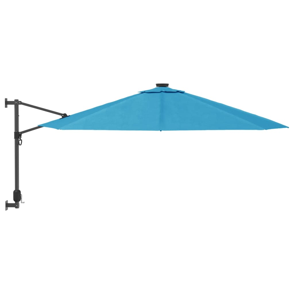 Wall-mounted Parasol Sea Blue 290 cm - Create Shade & Protection