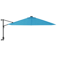 Wall-mounted Parasol Sea Blue 290 cm - Create Shade & Protection