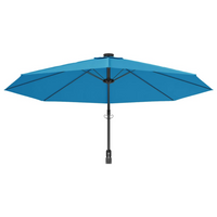 Wall-mounted Parasol Sea Blue 290 cm - Create Shade & Protection