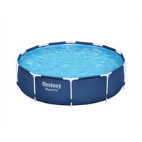 Bestway Steel Pro Swimming Pool 305x76 cm - Durable, Easy Set-Up, Clean Water