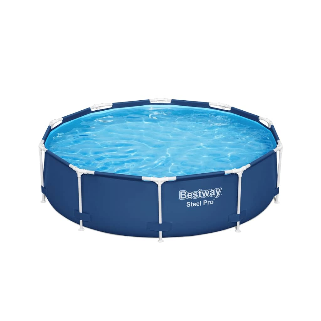 Bestway Steel Pro Swimming Pool 305x76 cm - Durable, Easy Set-Up, Clean Water