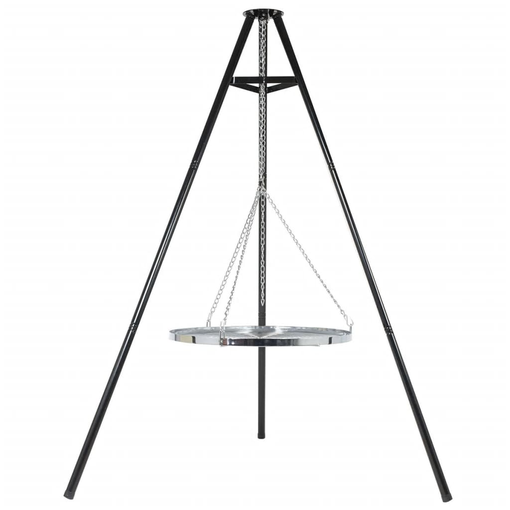 RedFire Grătar Trepied, Negru, 172 cm, BBQ TRIPOD - Robust și Durabil