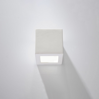 Modern Wall Lamp Ceramic LEO - Geometric Design, Durable Construction