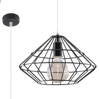 Pendant Lamp UMBERTO Black - Industrial Minimalism meets Classic Design