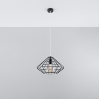 Pendant Lamp UMBERTO Black - Industrial Minimalism meets Classic Design