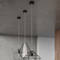 Pendant Lamp UMBERTO Black - Industrial Minimalism meets Classic Design