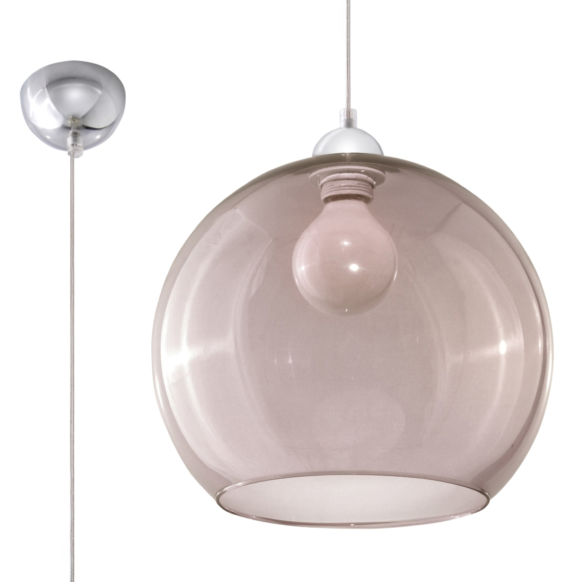 Graphite Pendant Lamp BALL - Modern and Minimalist Lighting