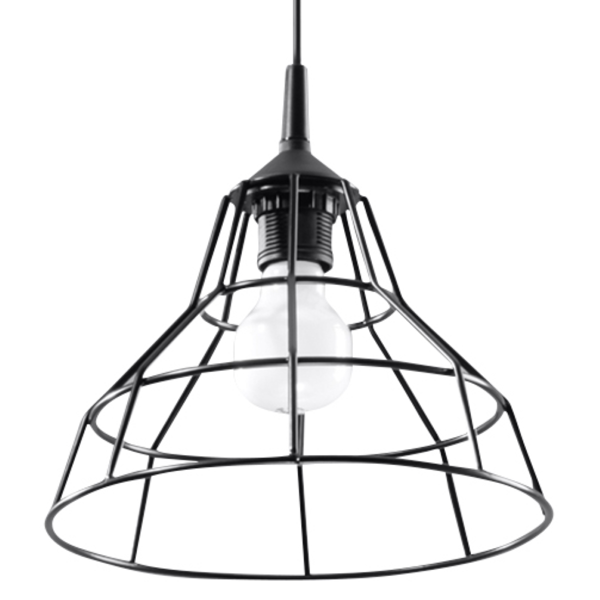 Anata Black Pendant Lamp - Contemporary Design for Futuristic, Scandinavian, and Loft Style Interiors