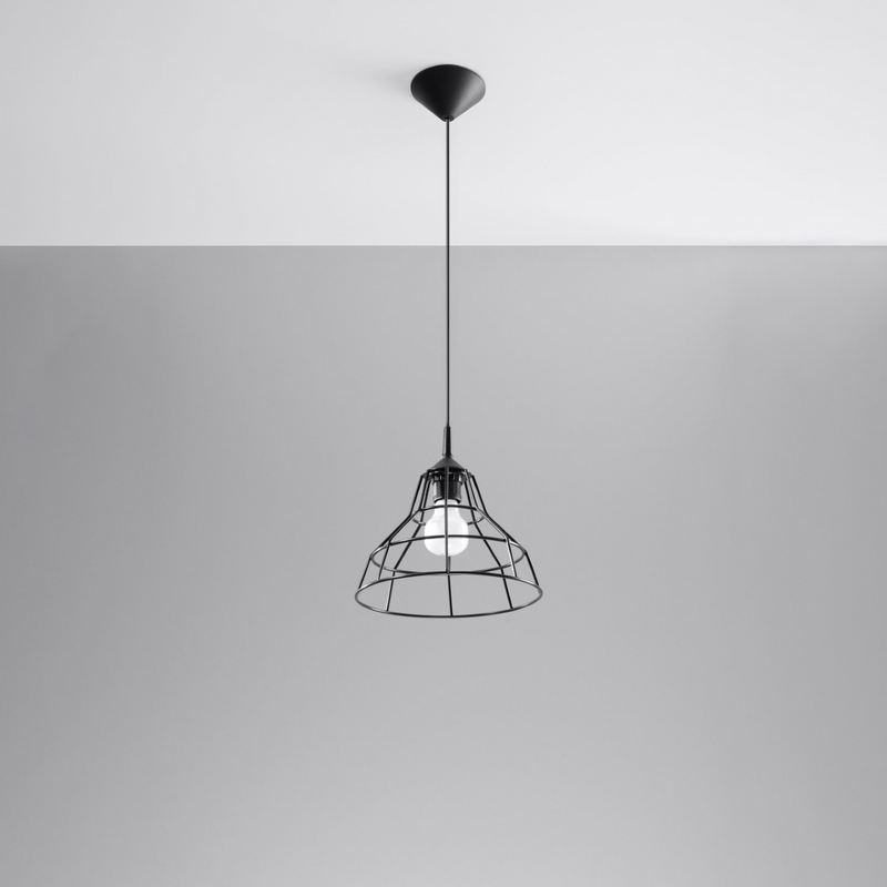 Anata Black Pendant Lamp - Contemporary Design for Futuristic, Scandinavian, and Loft Style Interiors