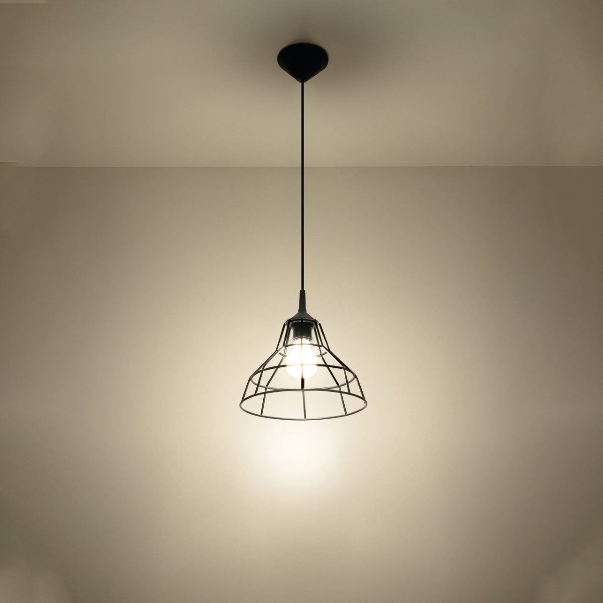 Anata Black Pendant Lamp - Contemporary Design for Futuristic, Scandinavian, and Loft Style Interiors