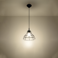 Anata Black Pendant Lamp - Contemporary Design for Futuristic, Scandinavian, and Loft Style Interiors