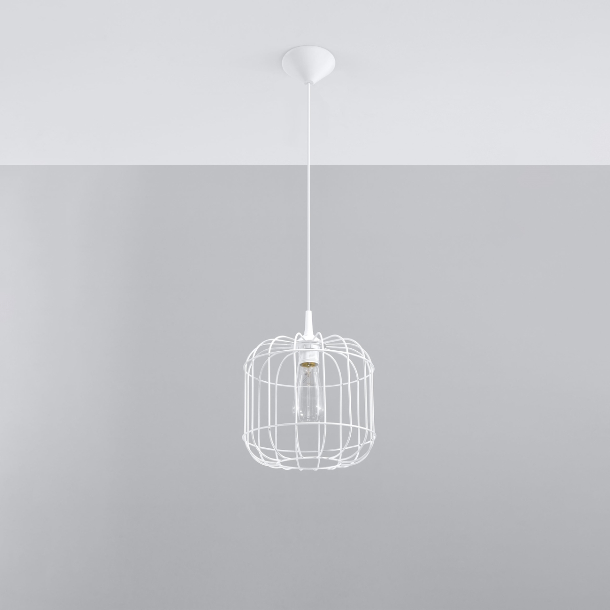 Pendant Lamp CELTA White - Modern Design | Industrial Art | Elegant Lighting