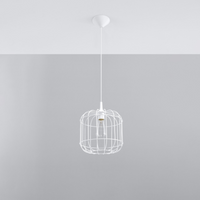 Pendant Lamp CELTA White - Modern Design | Industrial Art | Elegant Lighting