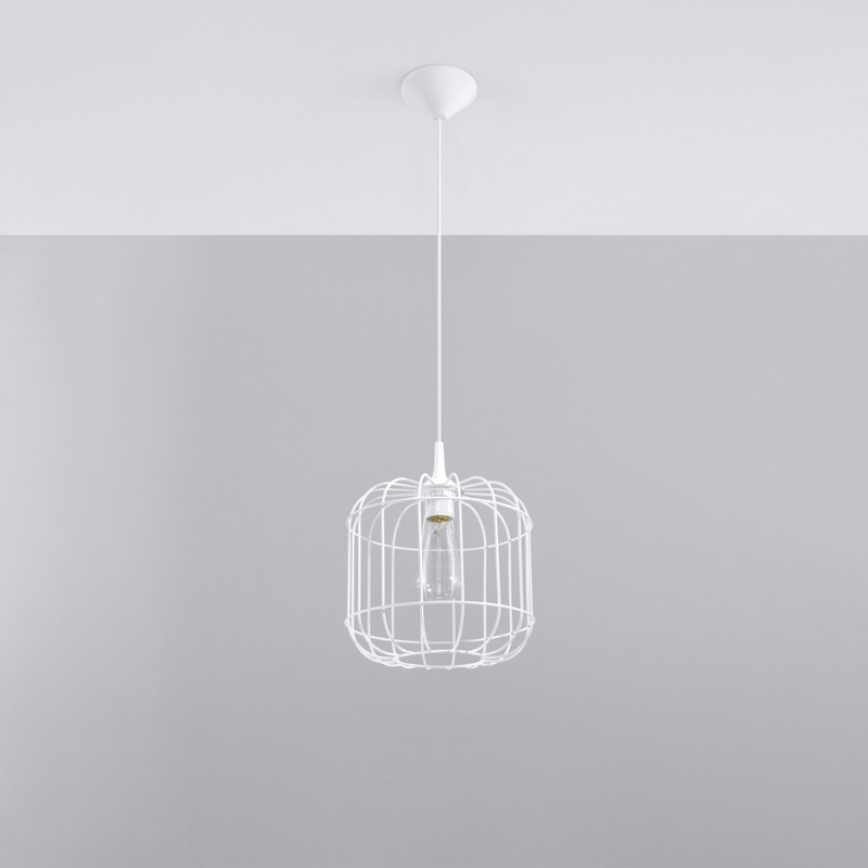 Pendant Lamp CELTA White - Modern Design | Industrial Art | Elegant Lighting