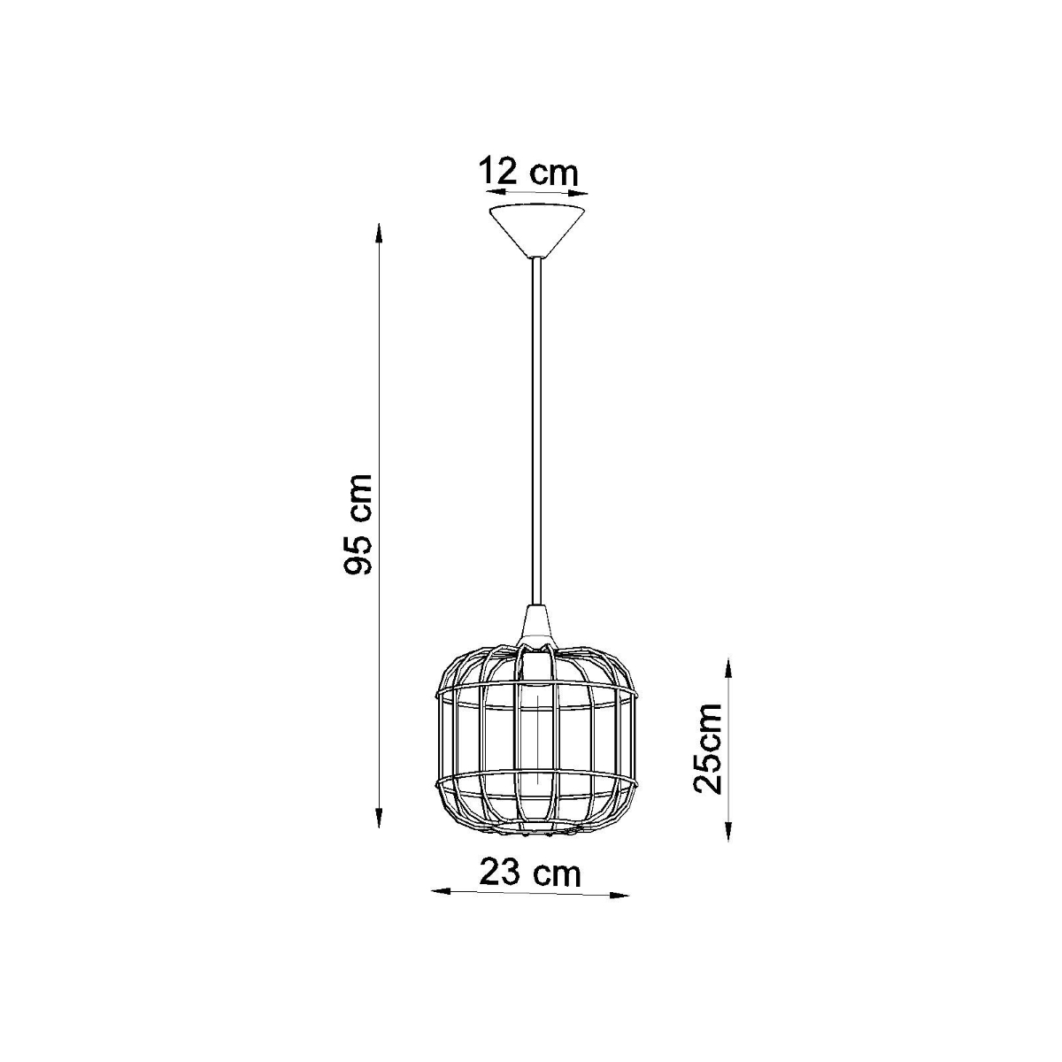 Pendant Lamp CELTA White - Modern Design | Industrial Art | Elegant Lighting